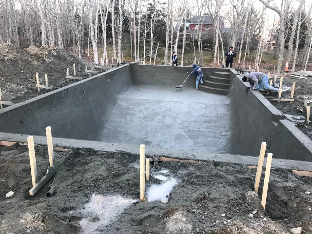 Gunite Pool Construction